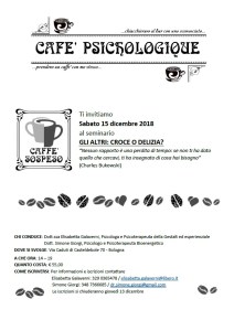 INVITO per CAFFE' SOSPESO